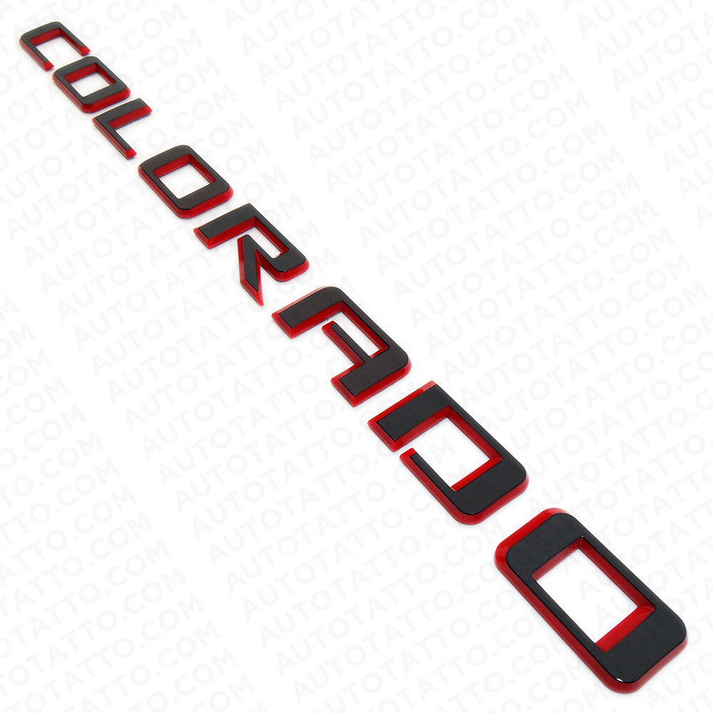 21+ Chevy Colorado Fender / Tailgate Redline Badge 3D Logo Emblem Truck Sport