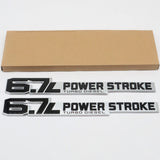 For 23-24-25 Super-Duty F-250 350 450 6.7L Power Stroke Diesel Door Emblem
