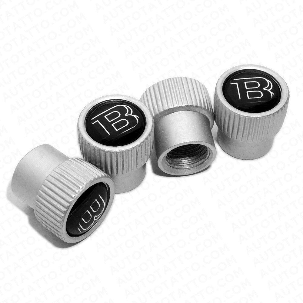 For Brabus Roundel Car Wheels Tire Air Valve Caps Stem Dust Logo Cover Sport