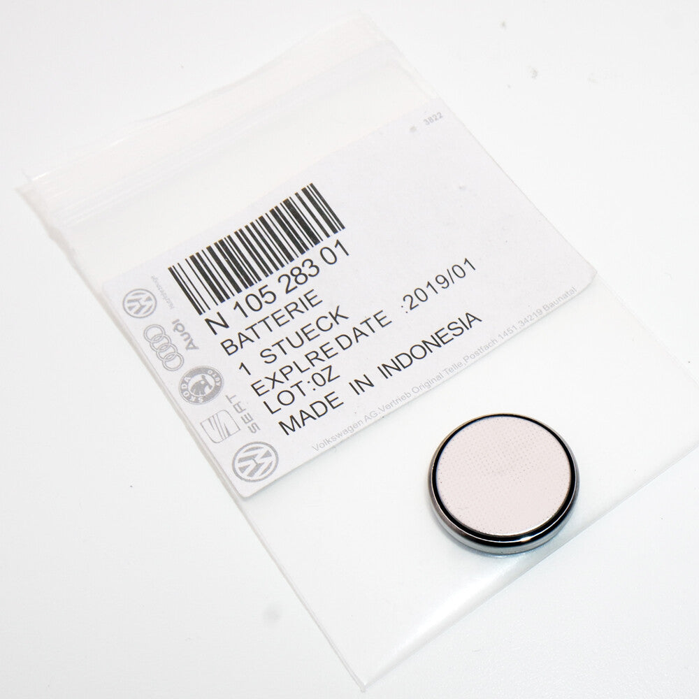 1x Lithium Coin Cell Battery Fit For Audi VW Car Suv Key Fob CR2032 N10528301