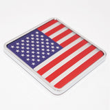 Universal Fashion Aluminum Alloy American Flag Metal USA Flag Car Decal Sticker