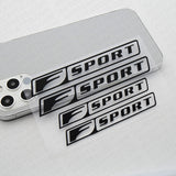 Lexus F Sport Car Wheels Brake Caliper Sticker 3D Decal Logo Decoration Black
