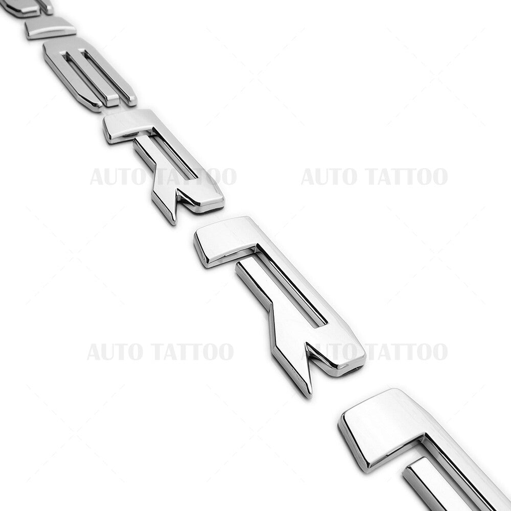 19-21 GMC Sierra with Denali Tailgate Logo Emblem Pickup Badge Nameplate Chrome