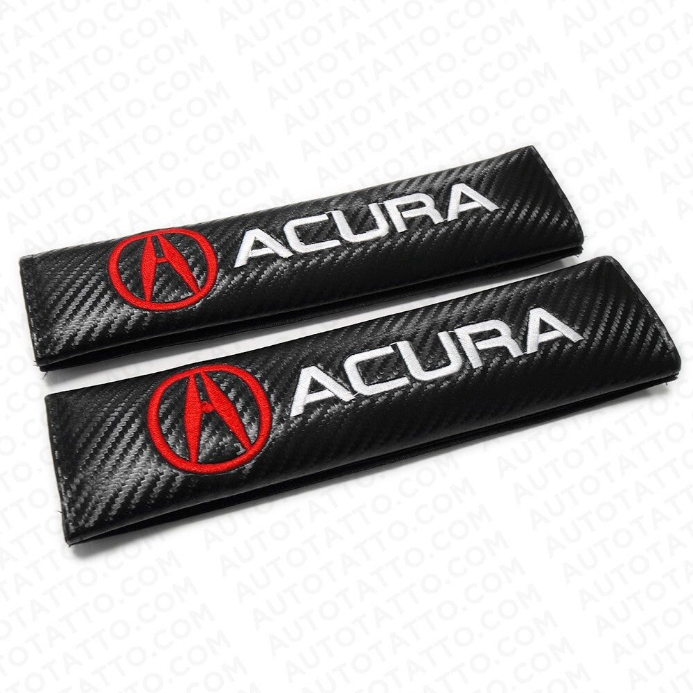Universal Sport Carbon Seat Belt Cover Safety Shoulder Strap Cushion Pad Harness
