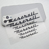 For Maserati Sport Car Wheels Brake Caliper Sticker Decal Logo Decoration Black