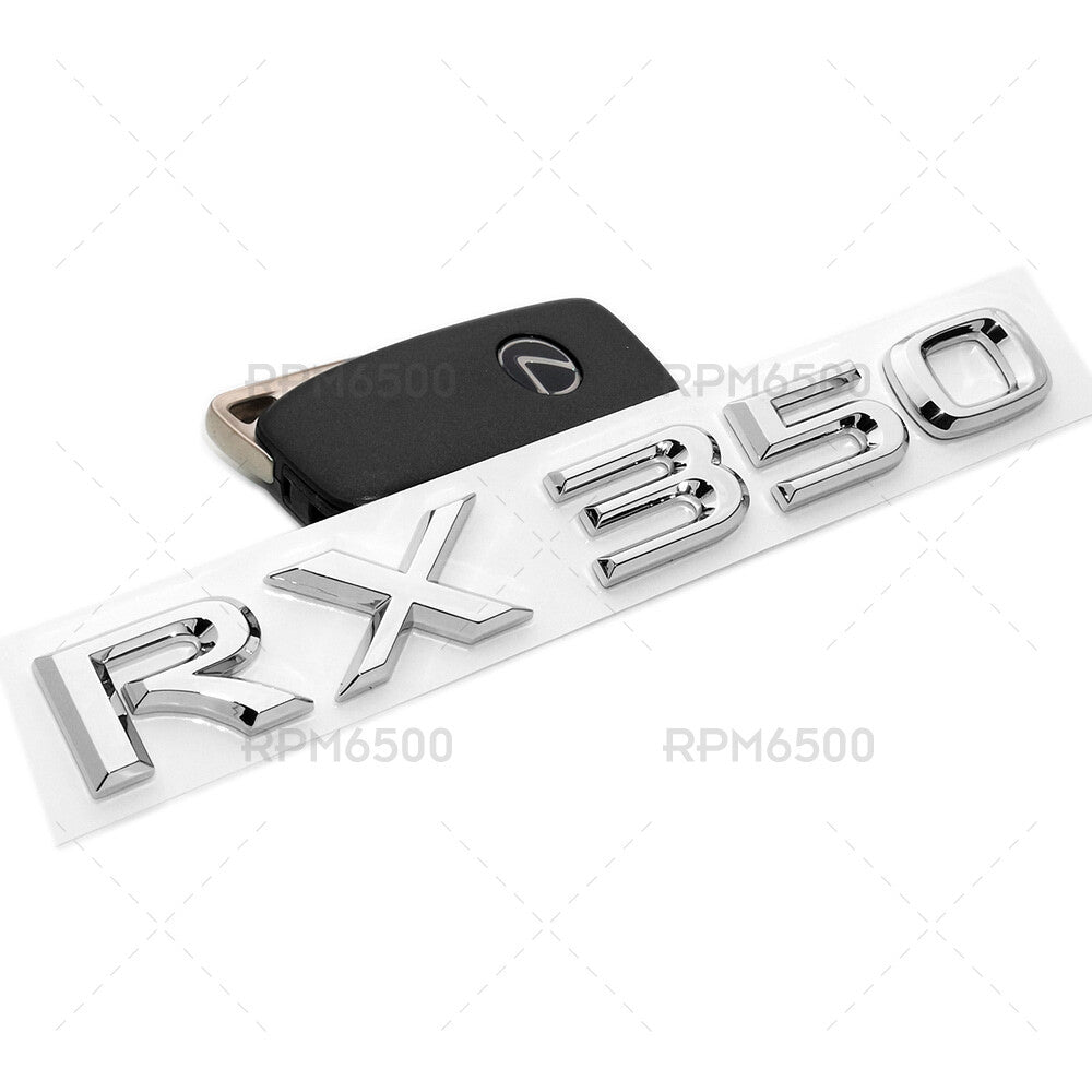Lexus Liftgate OEM Chrome RX 350 Letter Logo Badge Car Emblem Replace F-Sport