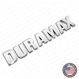 OEM Chrome Chevy Silverado 1500 Duramax Hood Letter Logo Emblem Badge Trucks