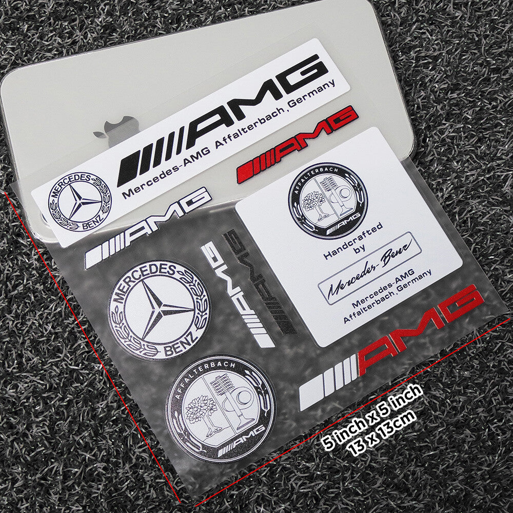 For Car AMG Laurel Racing Sticker Decal Stripes Logo Decoration Sport 9 Pattern
