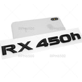 Lexus Liftgate Gloss Black RX 450h Letter Logo Badge Car Emblem Replace F-Sport