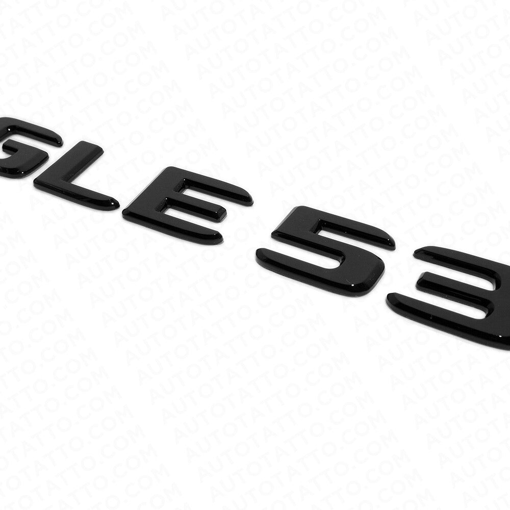 2021 Mercedes-Benz GLE 53 Letter Emblem Liftgate Badge AMG Sport Gloss Black