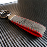 Sline Fashion Alcantara Suede Car Key Fob Keychain Strap Ring Gift Decorate