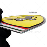 Universal 1x or 2x Fashion Aluminum Alloy Donkey Car Decal Sticker Decoration
