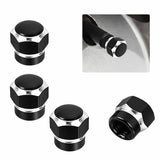 4pcs Hex Tire Wheels Air Valve Stem Caps Cover Car Truck Hotrod ATV Decorate