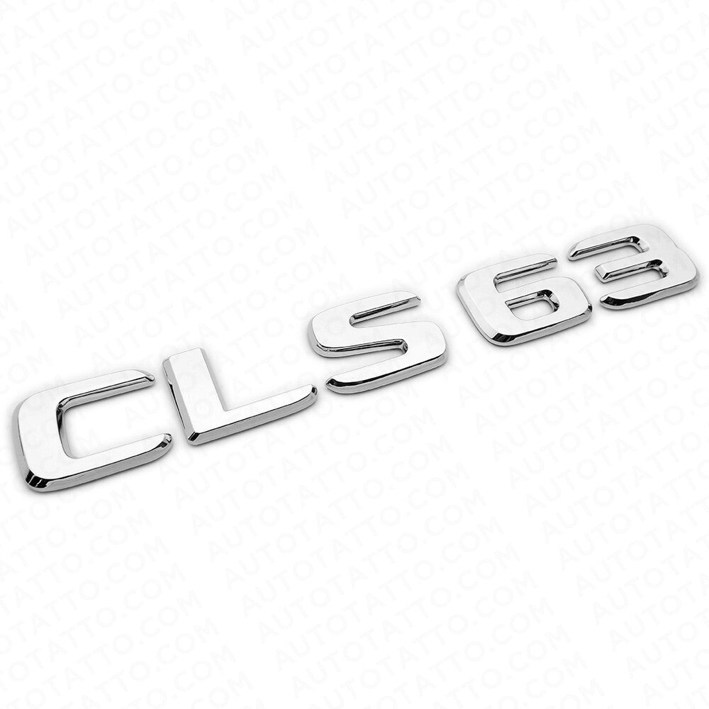 17+ Mercedes CLS 63 Letter Emblem Trunk Lid Logo Badge AMG Sport OEM Chrome
