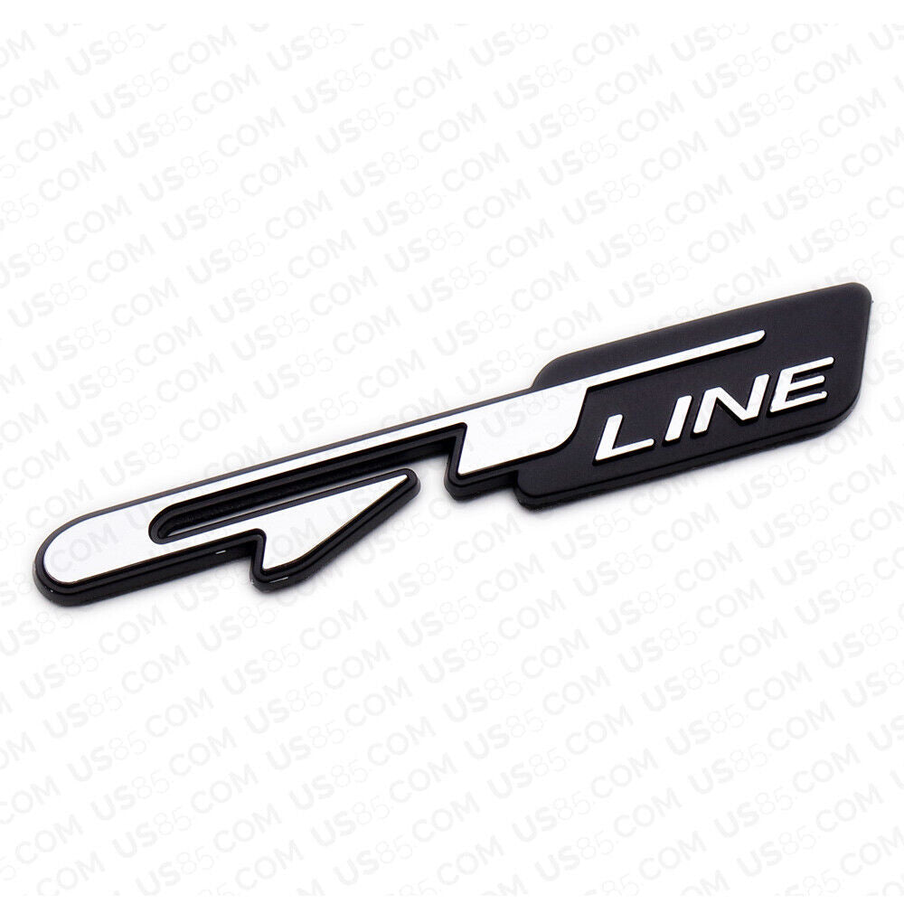 3D Fashion ABS GT/GT Line Car Decal Badge Emblem Sticker for Kia Auto Decoration