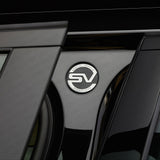 Fashion Zinc Alloy SV Sepecial Vehicle Operations Car Door Decal Badge Sticker