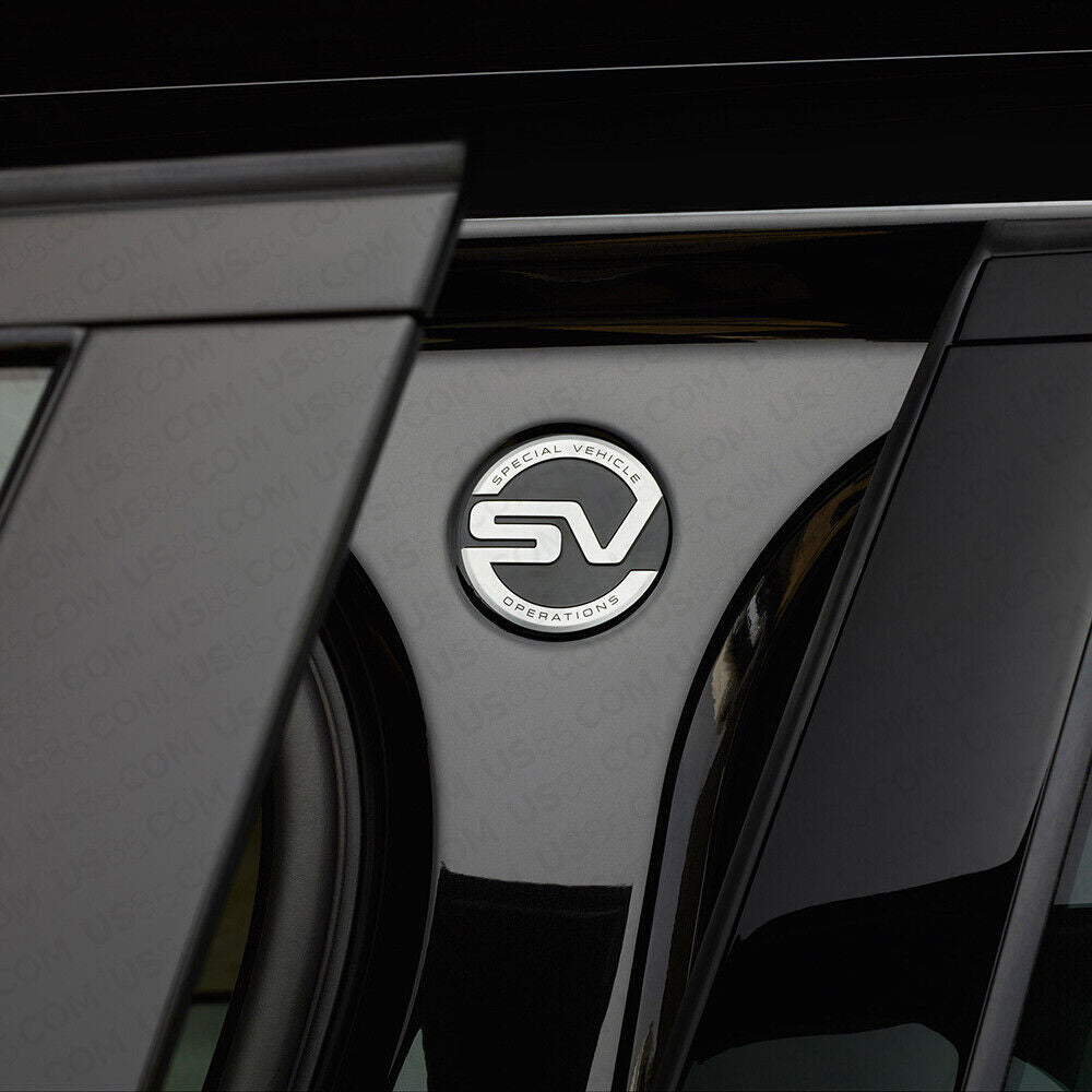 Fashion Zinc Alloy SV Sepecial Vehicle Operations Car Door Decal Badge Sticker