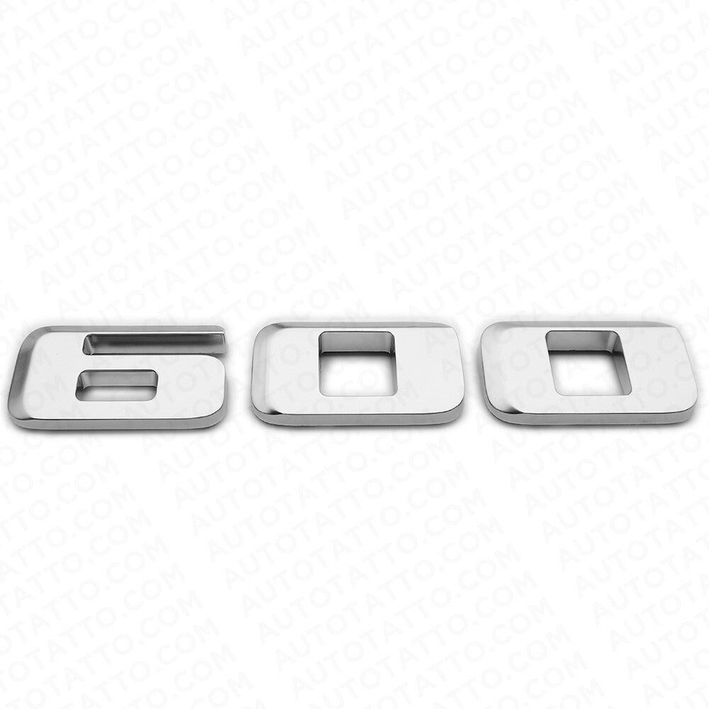 For Cadillac Escalade 600 Silver Rear Liftgate Nameplate Emblem Badge