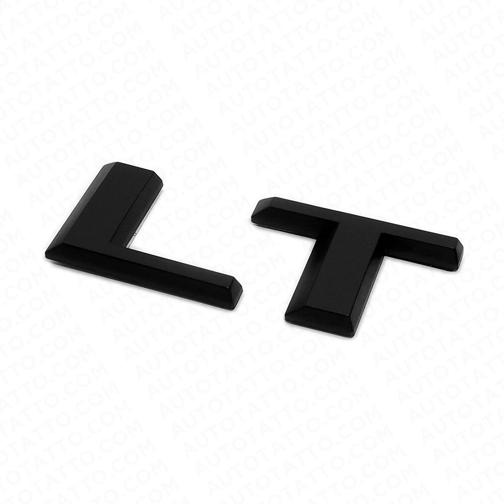 19-22 Matte Black Silverado 1500 Tailgate LT Letter Logo Emblem Badge Z71 4x4