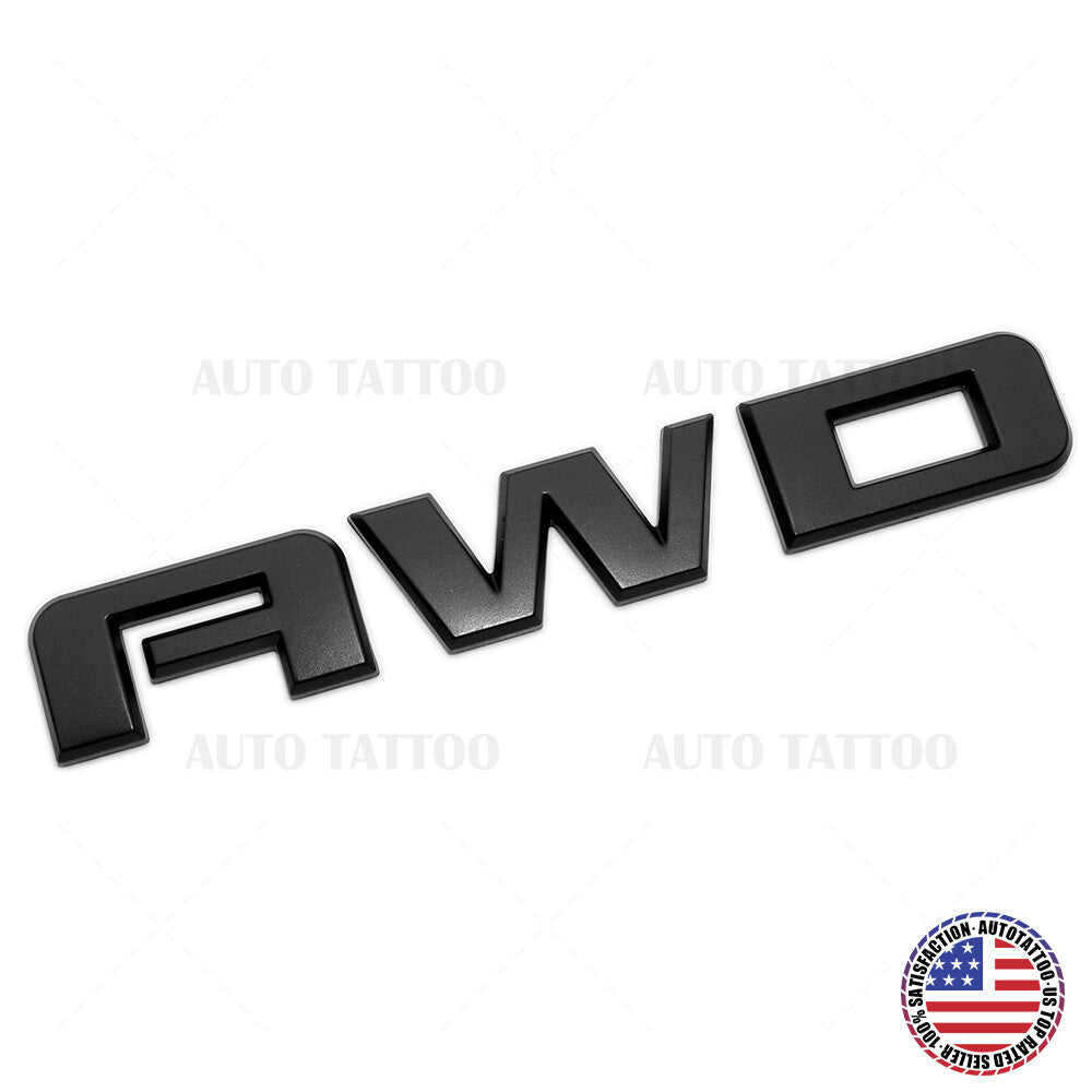 10-20 GMC Acadia Terrain Liftgate AWD Letter Emblem Badge Nameplate Matte Black