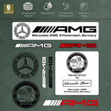 For Car AMG Laurel Racing Sticker Decal Stripes Logo Decoration Sport 9 Pattern