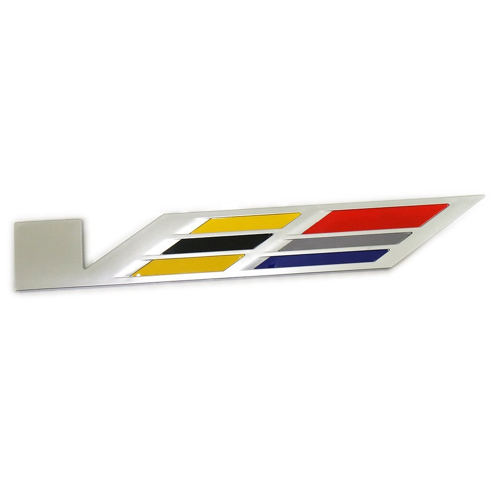 Galvano Silver Front Door Plate 2023-2026 Cadillac Escalade V Sport Emblem Badge