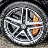 4x Mercedes Wheels Center Lock Design Cap Hub Star Cover Insert Sport AMG Silver