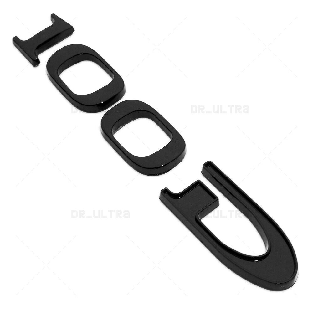 Tesla Rear Liftgate Lid Model 100D Nameplate Logo Badge Emblem Sport Gloss Black