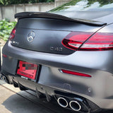 Carbon Fiber PSM Trunk Spoiler Wing 15-21 Mercedes W205 C Class 2dr AMG Coupe