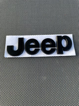 Jeep 2 (two) 5-1/4" Wrangler/Gladiator Fender Emblem Badge - Black
