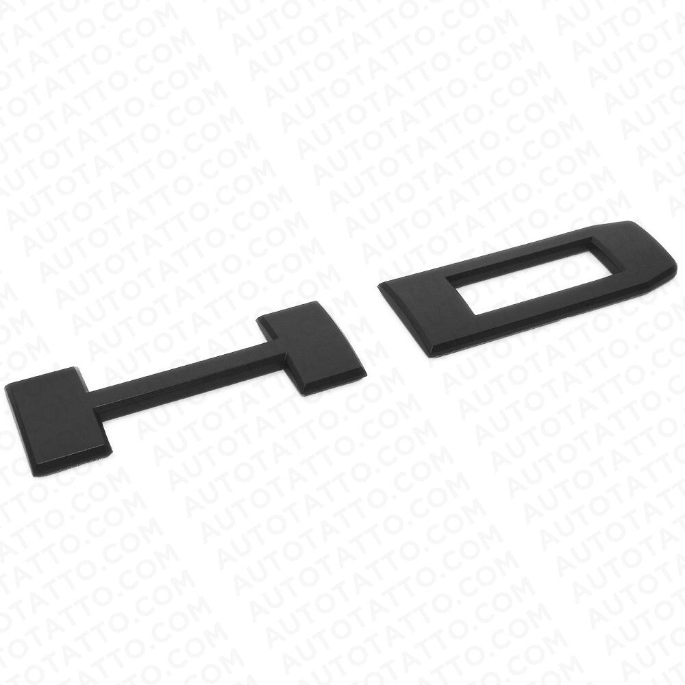 2020+ GMC Chevy HD Front Side Door Nameplates Letter 3D Emblem Matte Black