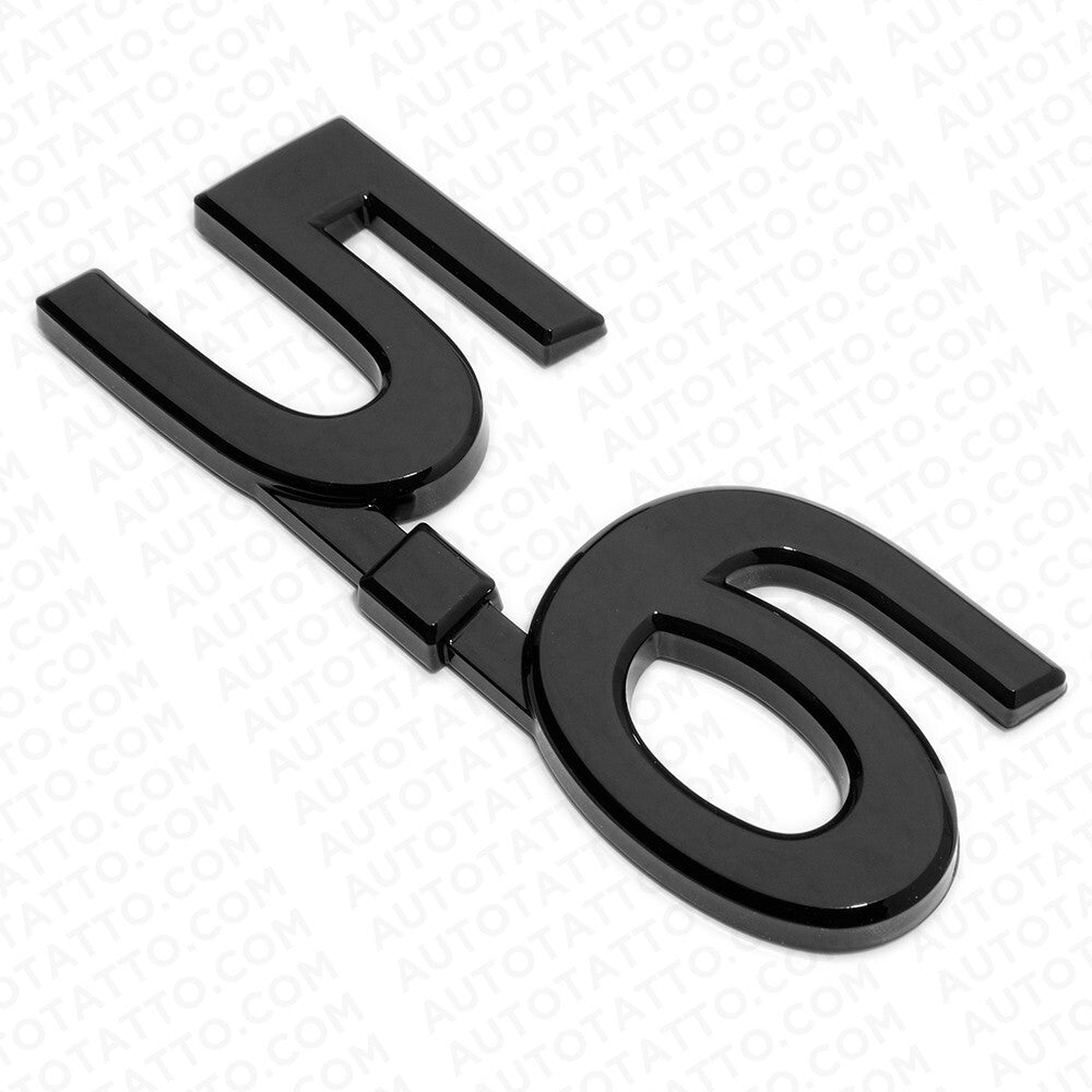For Infiniti 5.6 Left or Right Fender Marker Badge Emblem Nameplate ABS Black