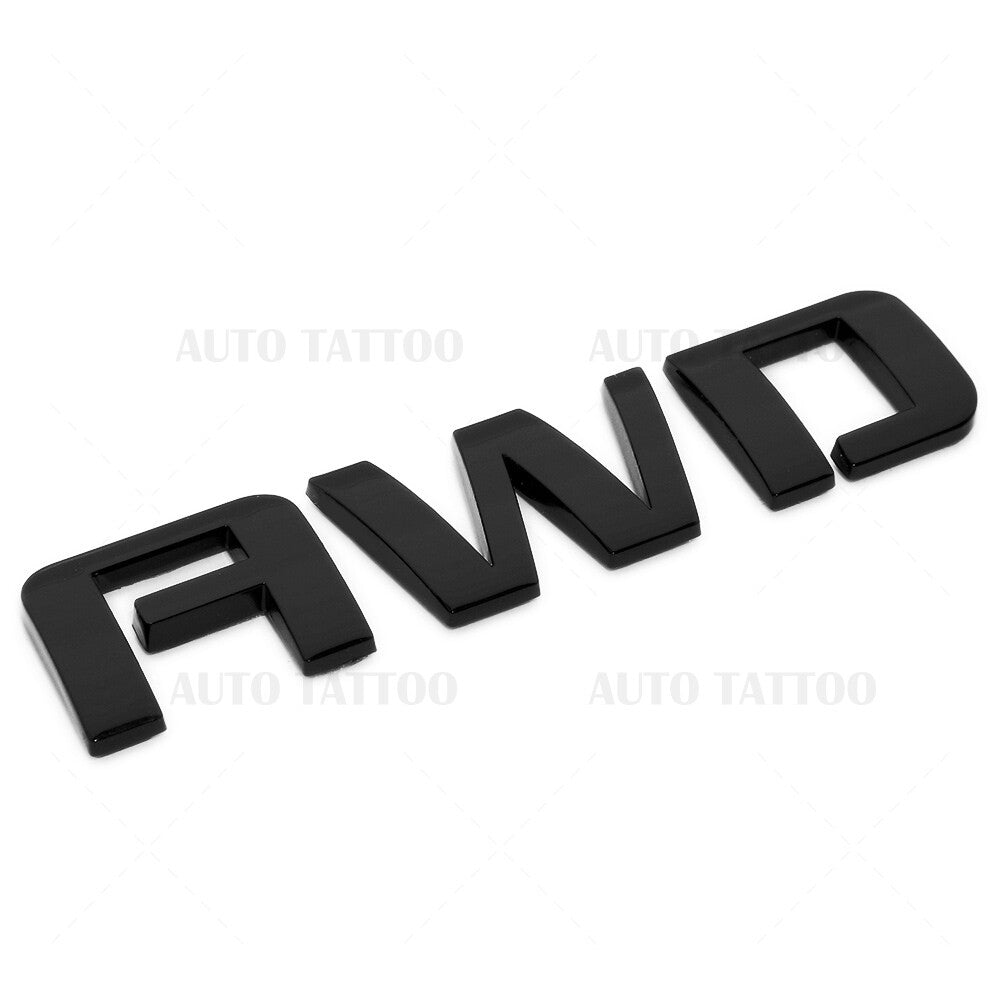 Chevy Equinox AWD Liftgate Nameplate Letter Logo Badge Emblem Sport Gloss Black