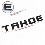 2x Chevy Tahoe Front Door Liftgate Nameplates Letter 3D Emblem Z71 Gloss Black