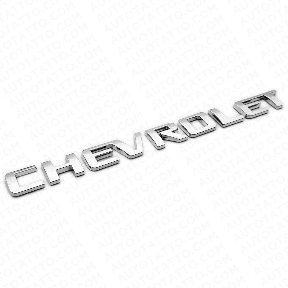 For Chevy Chevrolet Rear Lifgate Letter Badge Nameplate Logo Emblem Chrome Sport