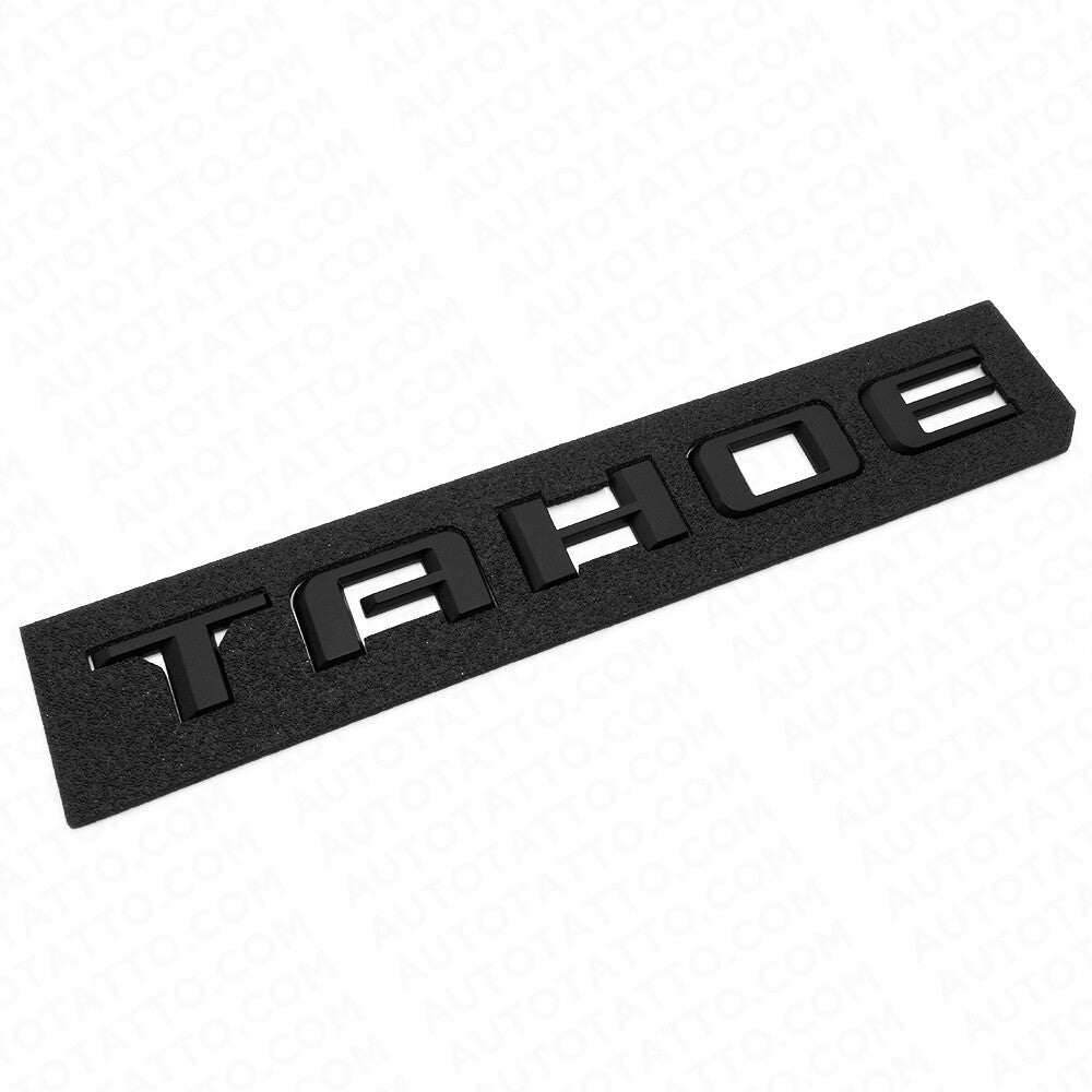 2021+ Chevy Tahoe Matte Black Front Side Door Vehicle Nameplate Emblem Decorate
