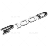 Tesla Rear Liftgate Model P100D Nameplate Logo Badge Emblem Sport Chrome Black