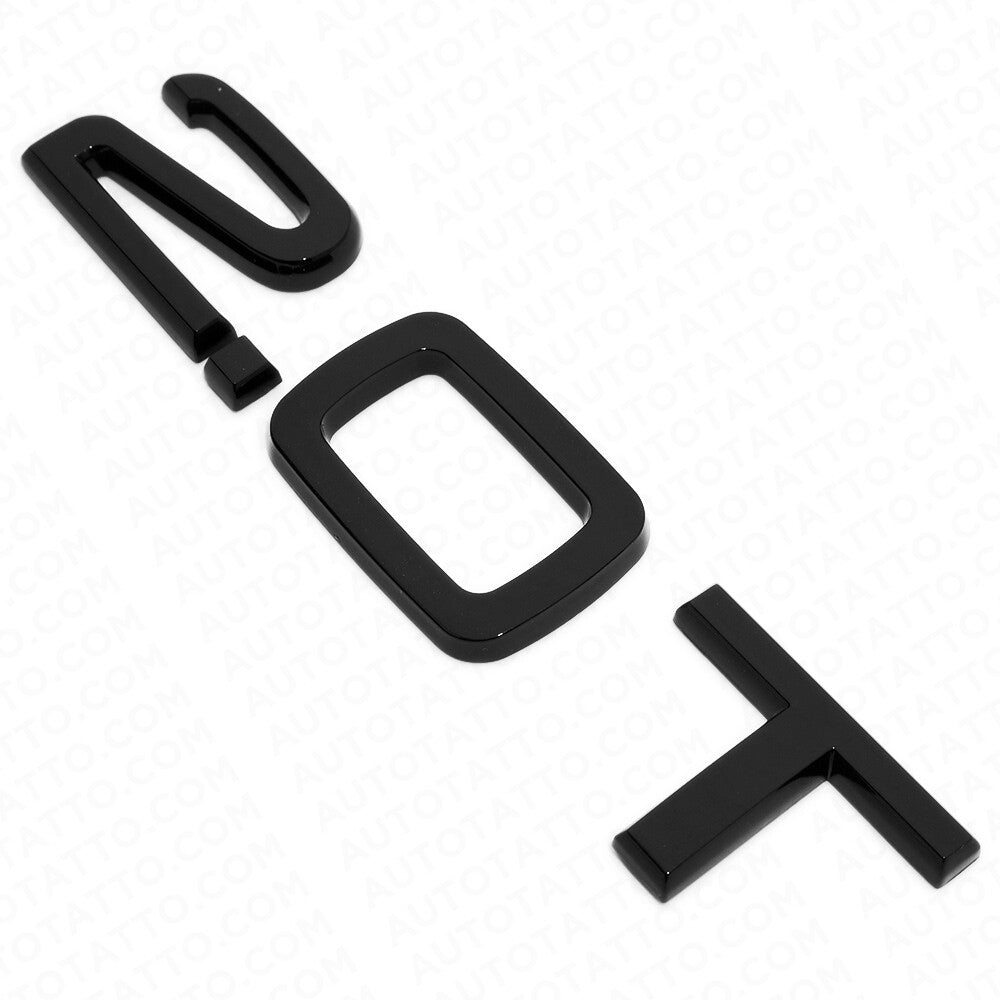 Audi Car Rear Trunk Deck Lid 2.0T Turbo Nameplate Emblem Logo Badge Gloss Black
