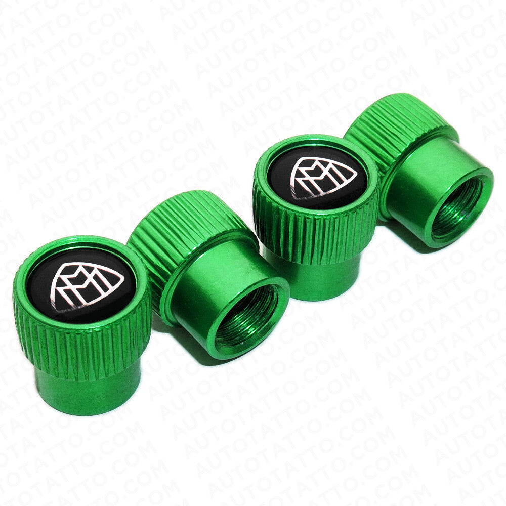 For Maybach Roundel Car Wheels Tire Air Valve Caps Stem Dust Logo Cover Sport