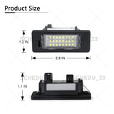 2x No Error LED License Plate Light Assembly For BMW 1 3 5 Series X1 X3 X5 X6 M3