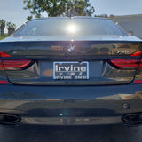 Chrome 740i Letter Logo Emblem Badge Trunk Lid M Power Series Performance F01
