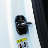 2X Stainless Steel Door Striker Cover Lock Buckle Cap AMG For Mercedes-Benz