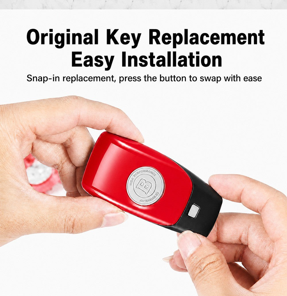 Remote Smart Key Back Cover Shell Case For Mercedes Benz 16-21 AMG A C E S-Class
