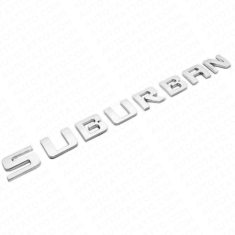 2x For Chevy Suburban Door Liftgate Logo Nameplates Letter 3D Badge Emblem LTZ
