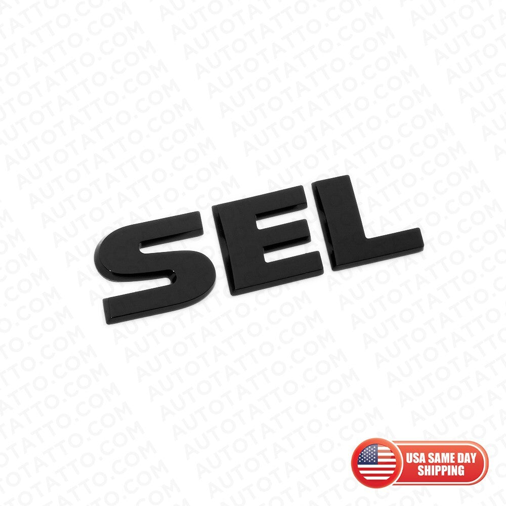 For 11-14 VW Jetta SEL Rear Truck Rear Hatch Lid Nmaeplate Badge Emblem Black