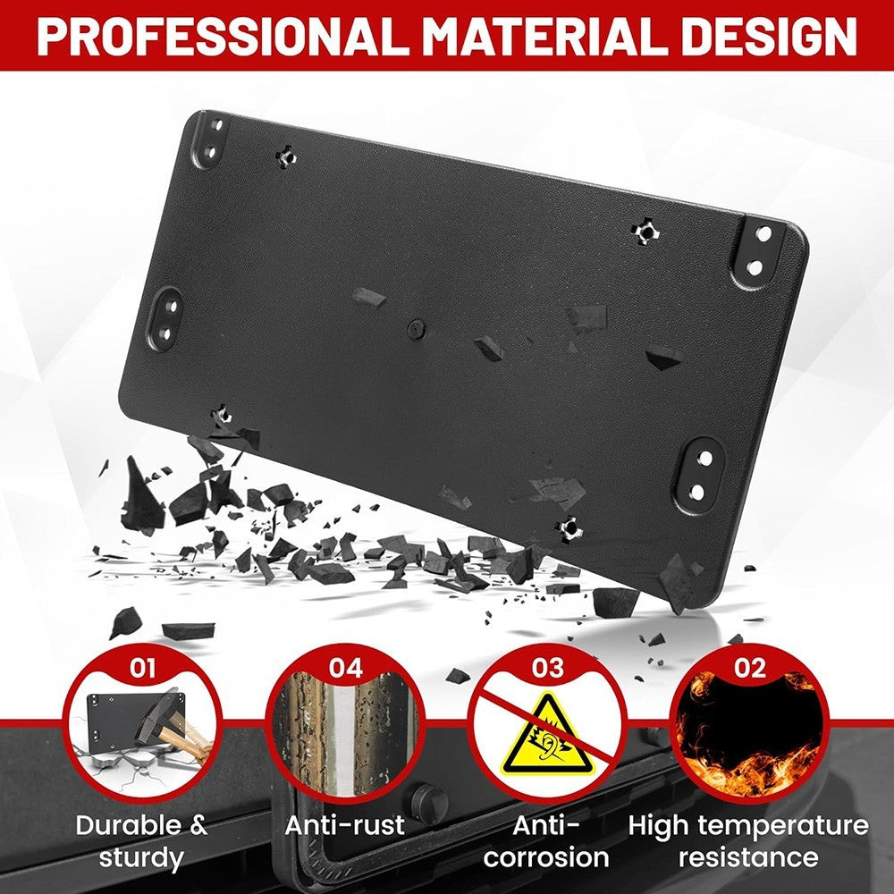 MERCEDES-BENZ + 10 Screws NewRear License Plate Tag Holder Mounting Bracket