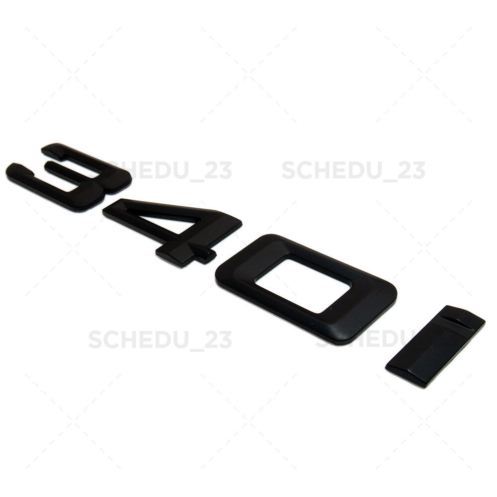 16-18 BMW 3 Series 340i Car Trunk Lid Emblem Badge M Performance Matte Black