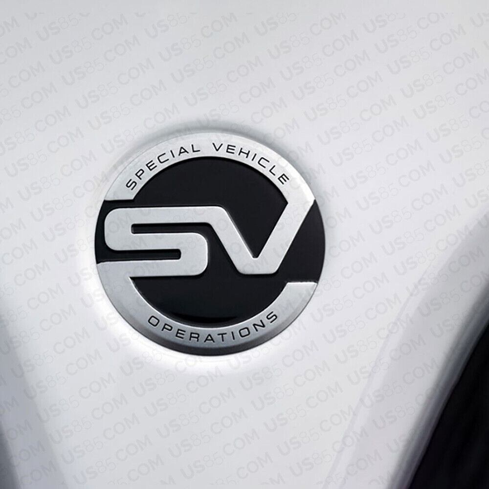 Fashion Zinc Alloy SV Sepecial Vehicle Operations Car Door Decal Badge Sticker