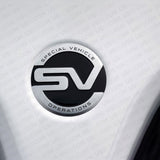 Fashion Zinc Alloy SV Sepecial Vehicle Operations Car Door Decal Badge Sticker