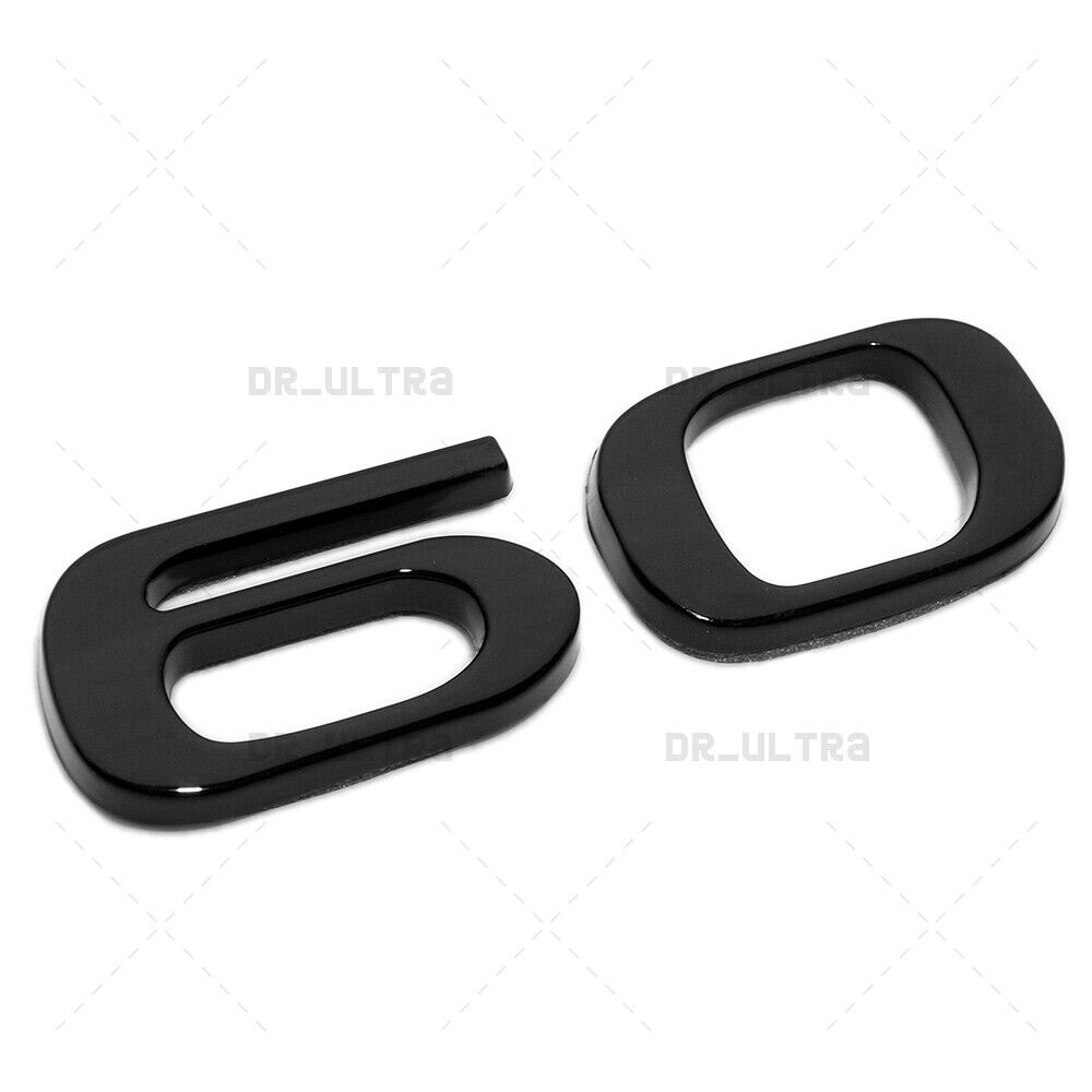 Tesla Rear Liftgate Lid Model 60 Nameplate Logo Badge Emblem Sport Gloss Black